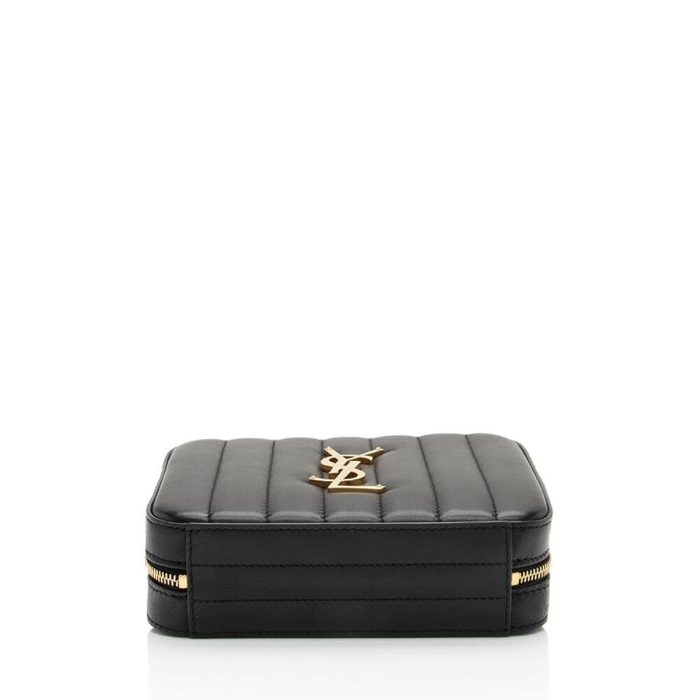 Saint Laurent Matalasse Calfskin Monogram Vicky Belt Bag - Picture 4 of 15